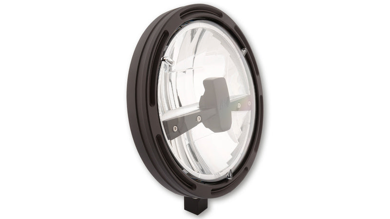 Highsider 7 "LED hlavný svetlomet rám-R1 typu3, čierna, spodná montáž 223-253