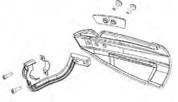 Policeport Hammer/MX Flow Handguards Montážna súprava 83079002