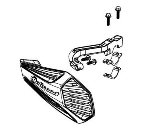 Policeport MX Air/MX Force Handguards Montážna súprava 83092001