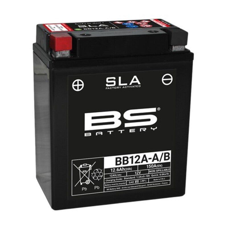 BS batéria SLA Battery Free Activated Factory - BB12A -A/B FA