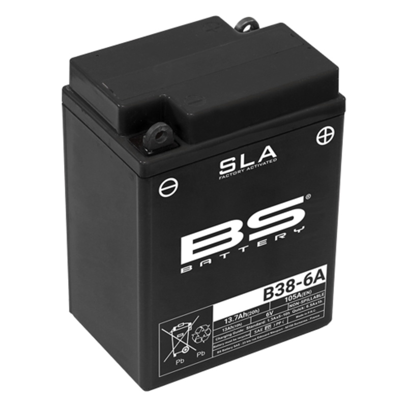 BS batéria SLA Battery Free Továreň Aktivovaná továreň - B38-6A