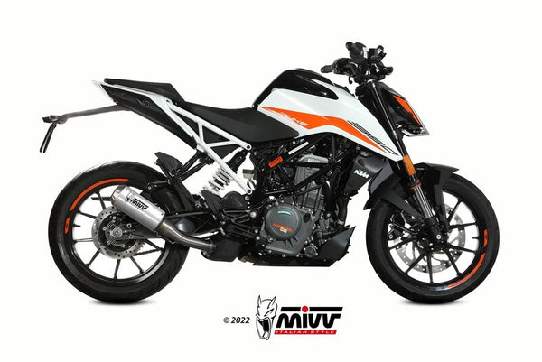 MIVV Mk3 Slip -On Tuftler Cadless Ocel - KTM 125 /390 Duke Kt.025.sm3x