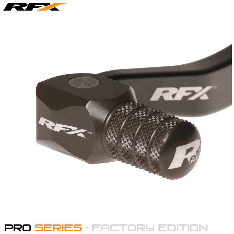 RFX Flex+ Factory Edition Gear Pedal (čierny/tvrdý eloxovaný Titan) - KTM SXF250/350/Exp250/350 FXGP5100099HA