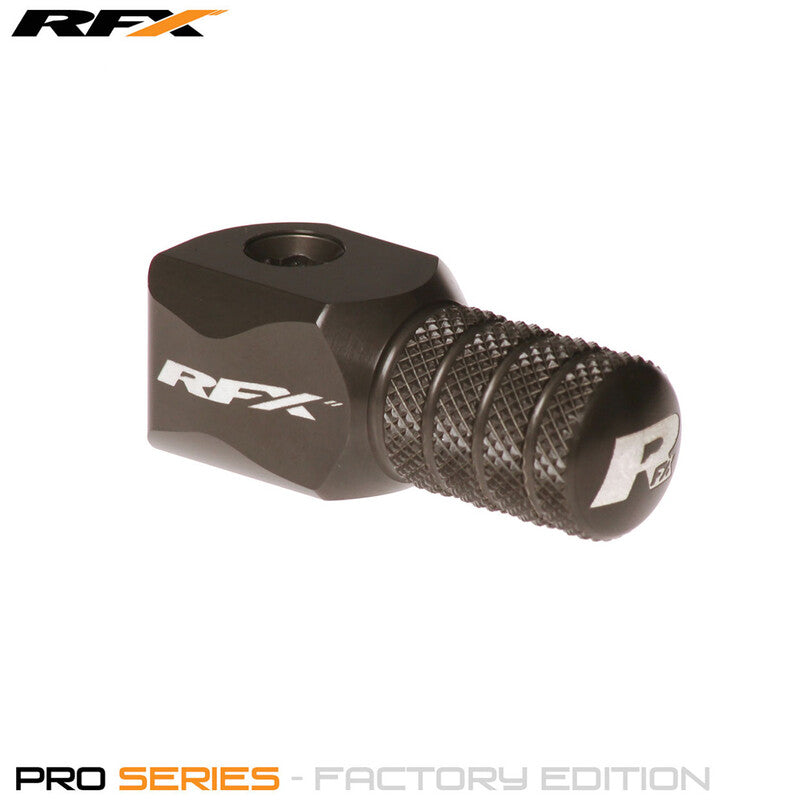 RFX Flex+ Factory Edition Gear Pedal (čierny/tvrdý eloxovaný Titan) - KTM SX85 SX/XC -W/TPI 125/150 FXGP511009HA