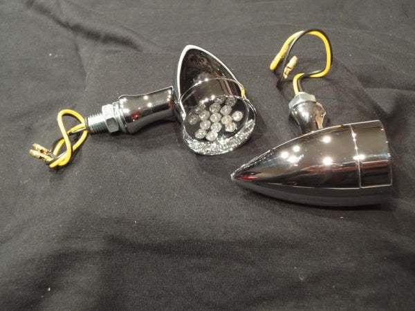 Prístup prístupu blinkers guľka LED chróm