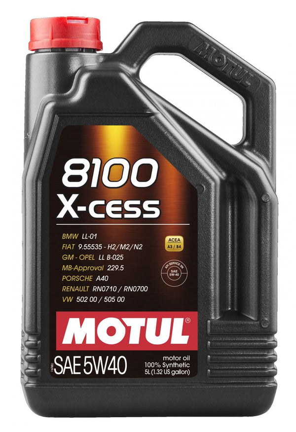 Motul 8100 X-Cess 5W40 5L (4 ks/kartón)