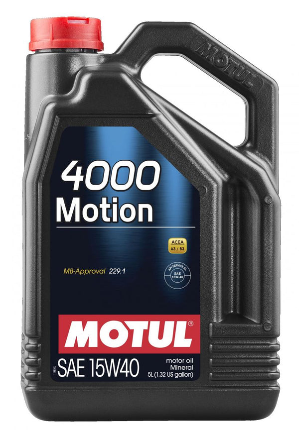 Motul 4000 pohyb 15W40 5L (4 ks/kartón)