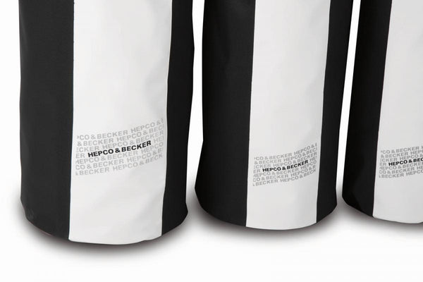 Čierna taška na chvost Čierne a biele chvost Čierna/biela balenie vrecka s uzáverom 35 litrov vyrobená spoločnosťou Ortlieb