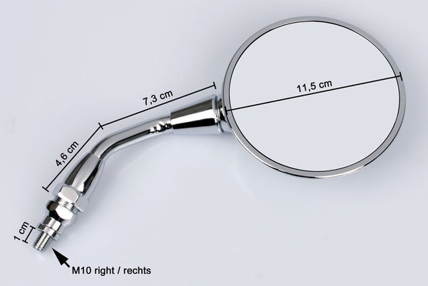 Emgo Mirror Chrome pravý EC kmeň 20-25131