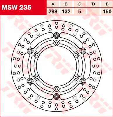 Trw rotor trw MSW235 MSW235