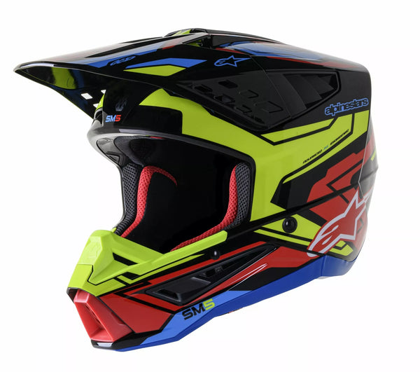 Alpinestars Cross MC Helmet SupeTech M5 Action 2 čierna /chrípka