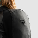 Rebelhorn lady leather mc jacket siena black