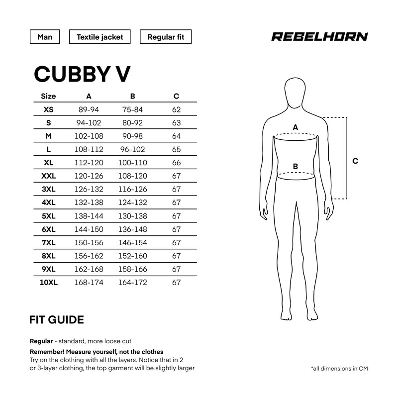 Rebelhorn Textile MC bunda Cubby V Gray /chrípka