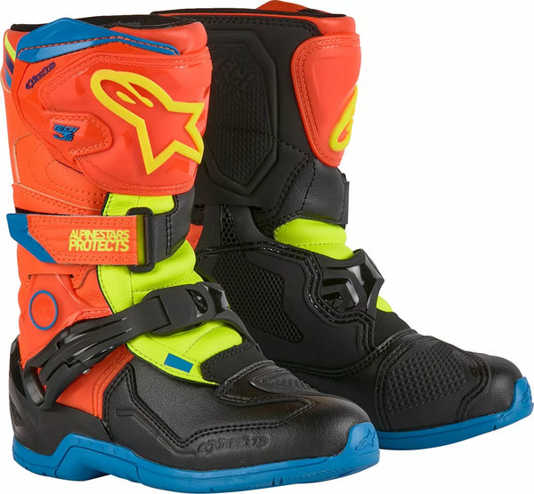 Alpinestars (MX) Boot T3S Kids Or/BL/Y 11 2014524-4755-11