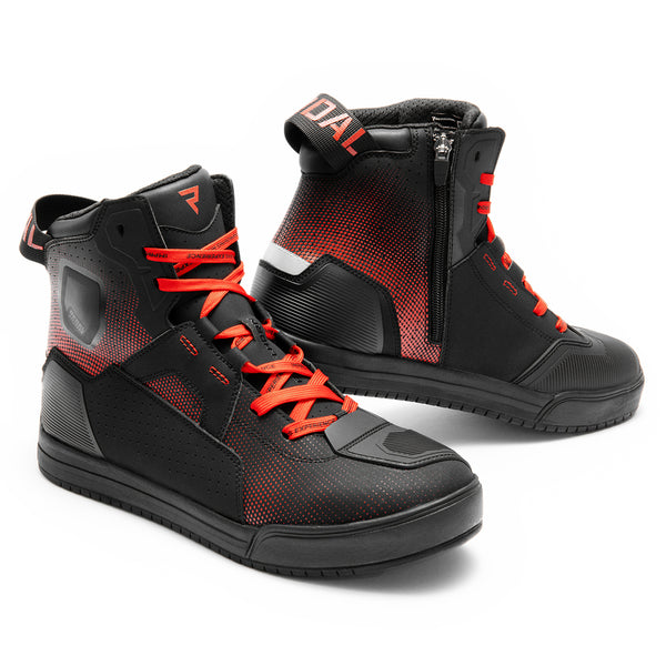 Rebelhorn Unisex MC Shoes Vandal II čierny /červený