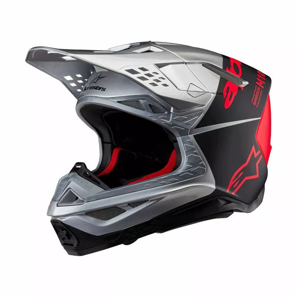 Alpinestars (MX) prilba SM10 FLOOD ORAN S 8300923-1954-S