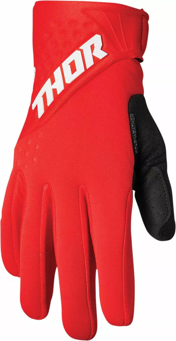 Thor Glove Spece Cold Rd/WH LG 3330-6761