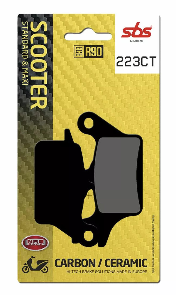 SBS Brake Pad Car/Cer Scoot 223ct