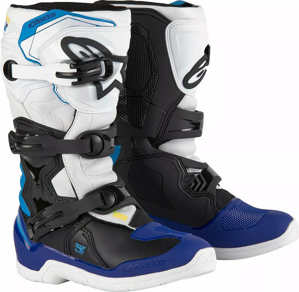 Alpinestars (MX) Boot Tech3s YTH WT/BK/B 7 2014024-2179-7