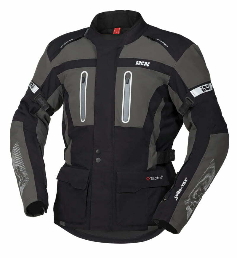 ixs textile mc jacket pacora st black /gray