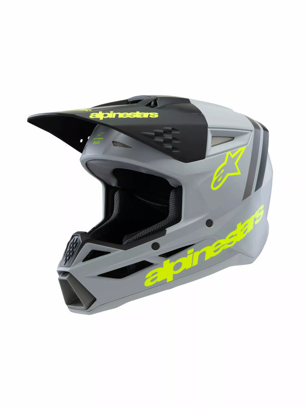 Alpinestars (MX) prilba YTH SM3 Radium GY/BLK/Y 8301925-9510th