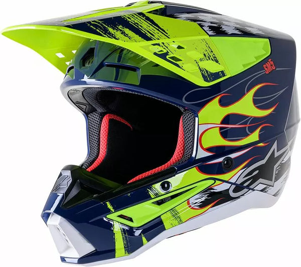 Alpinestars (MX) prilba SM5 RASH NV/YL 2X 8307023-7455-2X
