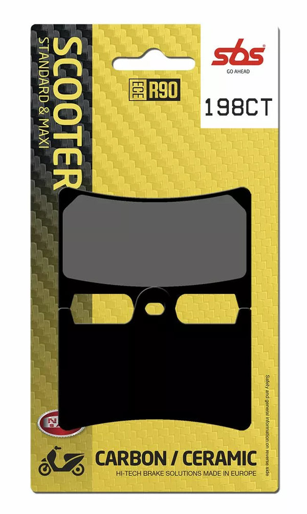 SBS Brake Pad Car/Cer Scoot 198ct