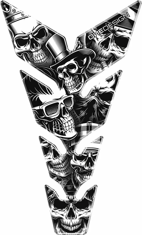 OneDesign Tankpad Max Skulls1 PAD8P