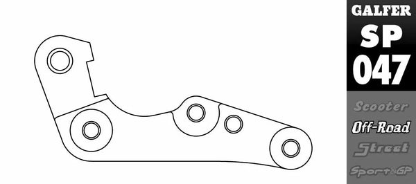 Adaptér galferového brzdového strmeňa SP047