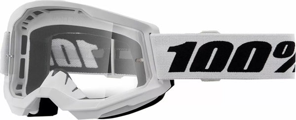 100% Goggle Strata 2 White Clr 50027-00019