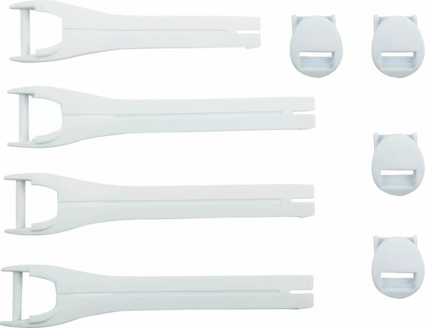 Moose Offroad Remkit - Krížové krížové topánky 7-9 biele