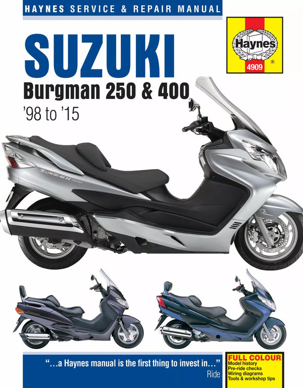Haynes Suzuki Burgman 250 a 400 4909