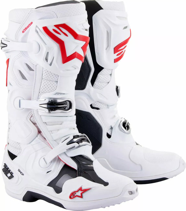 Alpinestars (MX) Boot T10 S-VNT WT/RD 12 2010520-2230-12