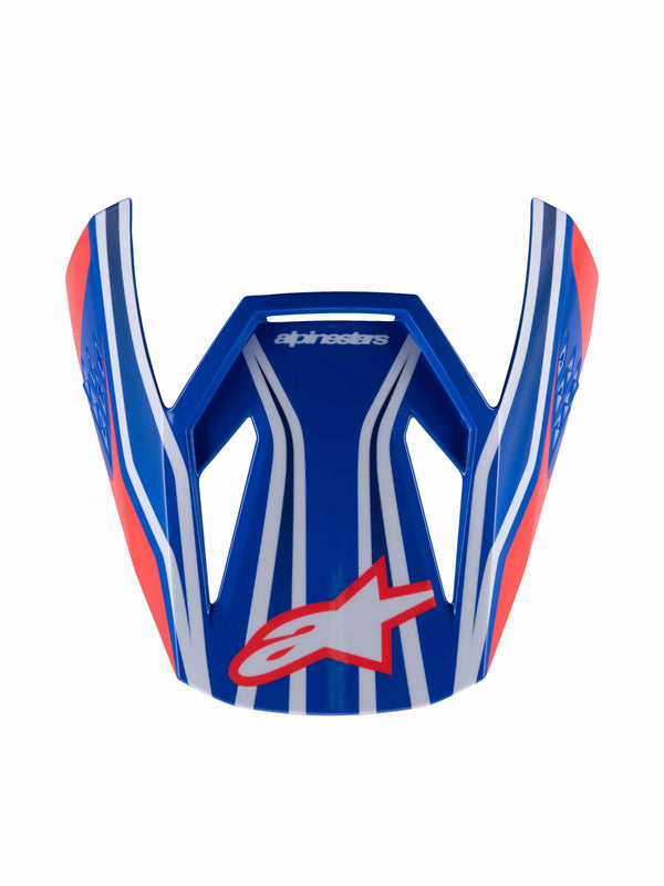 Alpinestars (MX) Visor SM3 Wurx Blue/Red/Wt/BK 8980725-7312-