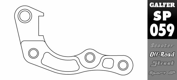 Adaptér galferového brzdového strmeňa SP059