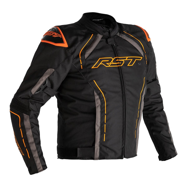 RST S-1 Jacket Textile Black/Gray/Orange size m 10259org-42