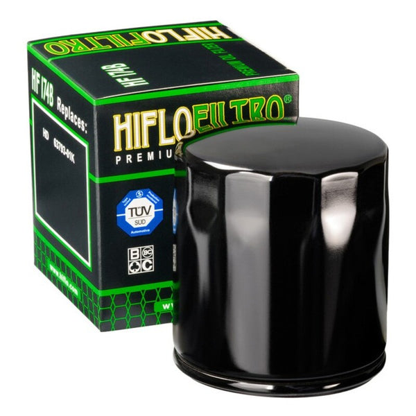 Hiflofiltro olejový filter lesklý čierny - HF174B HF174B