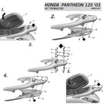 Shad Top Master Fitting Set - Honda H0PN13st