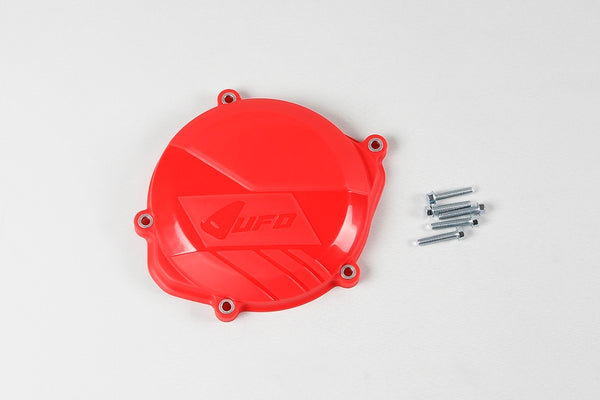 UFO Red Clutch Cover Protection Honda CRF450R AC02401