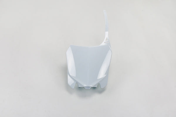 UFO Front Number Plate White Honda CRF450R/RX HO04656#041