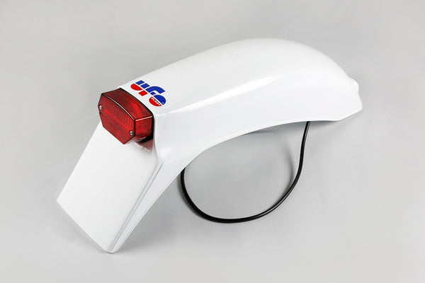UFO Fantic Rear Fender + Light White ME08032#W 