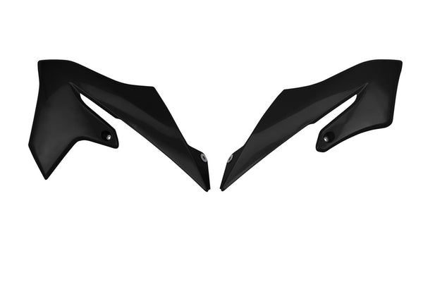 UFO Radiator pokrýva čierne Yamaha yz65 ya04867#001
