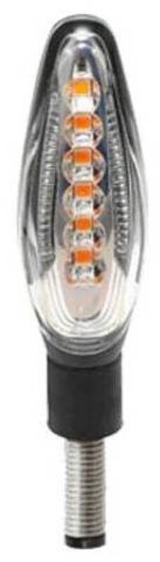 Koso LED indikátor Sonic Front od páru - Black HE045201