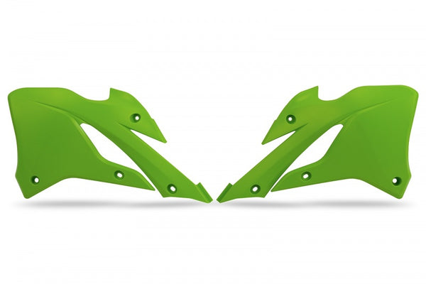 Kryty radiátora UFO - zelená Kawasaki KX85 KA04758#026