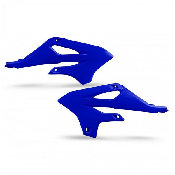 Police gate Radiator Covers - Oem Color (22) Yamaha YZ85 84778001