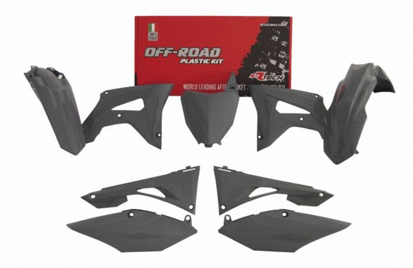 RaceTech Revolution Plast Kit-Quantum Gray Honda CRF R-KitCRF-GR0-522