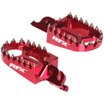 RFX Pro Footrests - Red FXFR5030099.