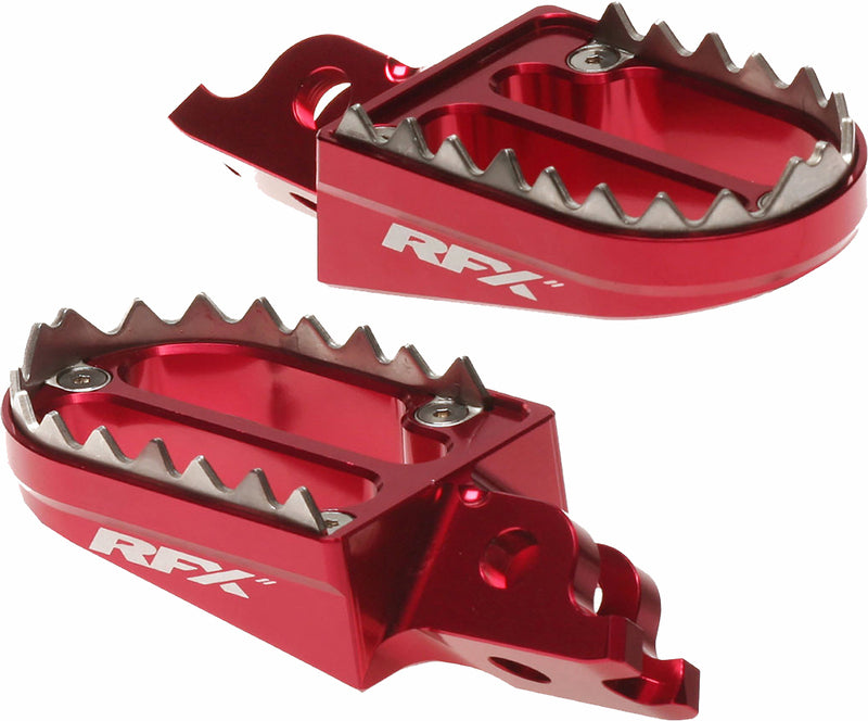 RFX Pro Series 2 Footrests - Red FXFR5030199RD