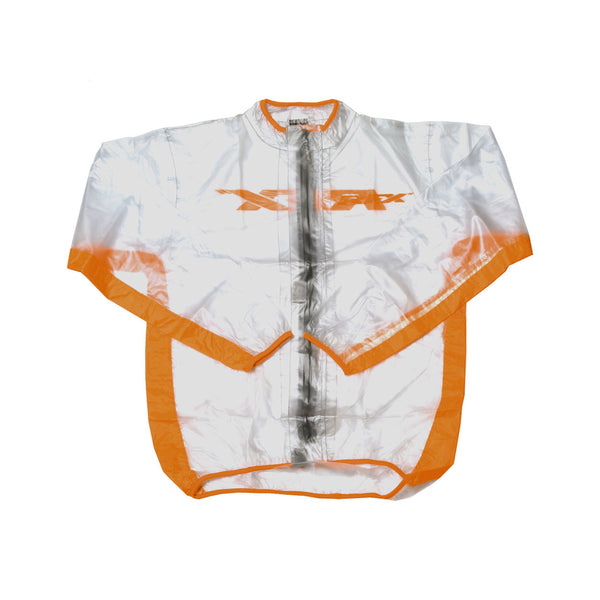 RFX Sport Wet Jacket (Clear/Orange) Size Youth Size S (6-8) FXWJ100YS55OR 