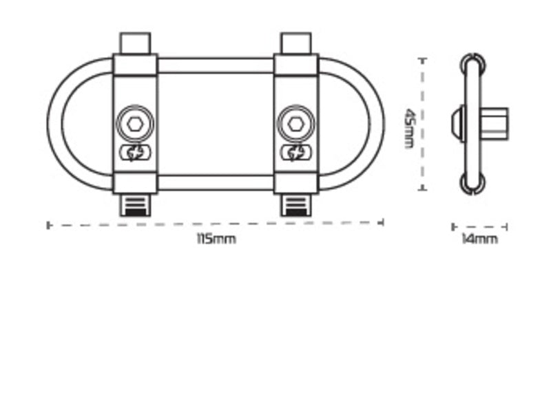 Oxford Exhaust Heat Shield Cafe OX881